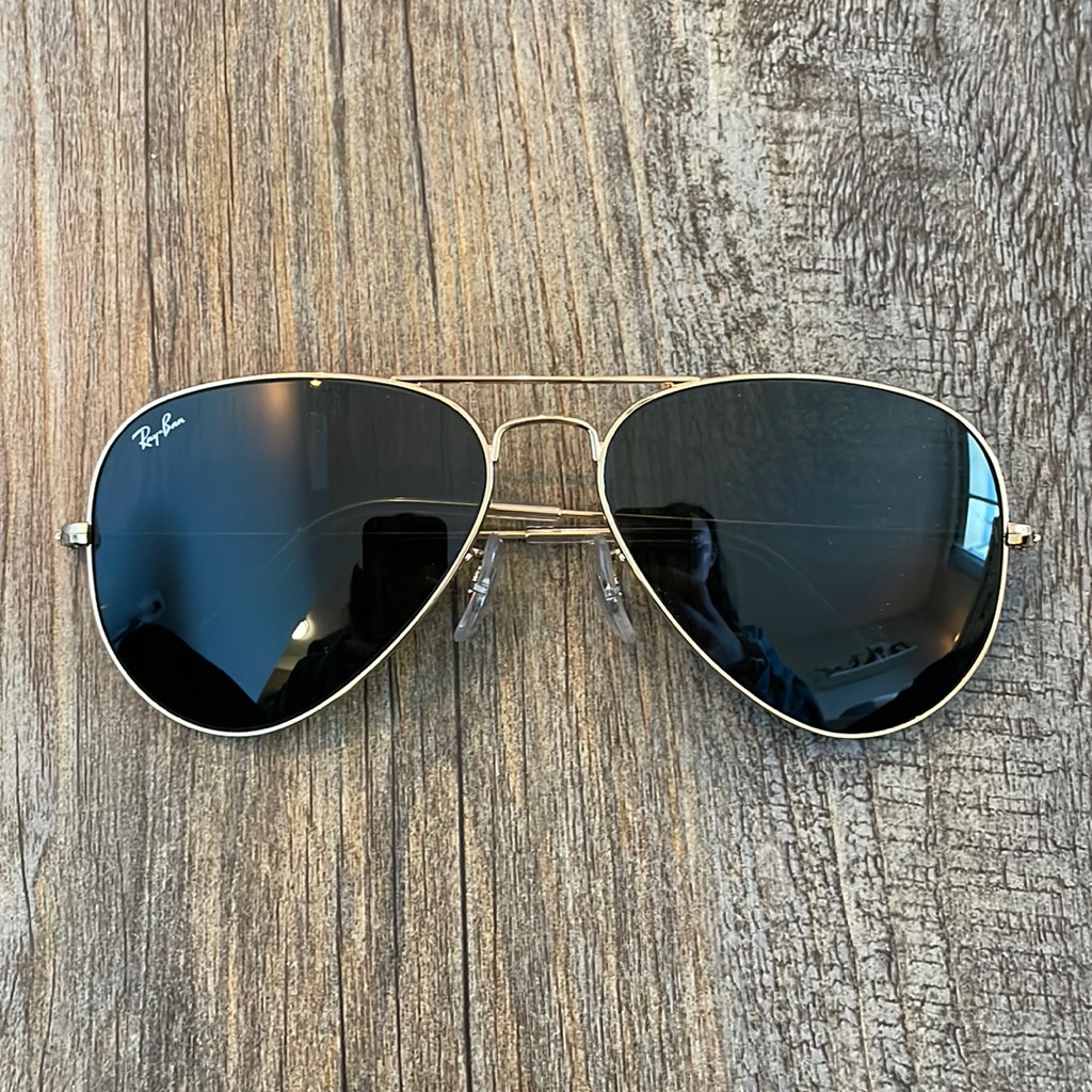 Green Aviator Ray Bans